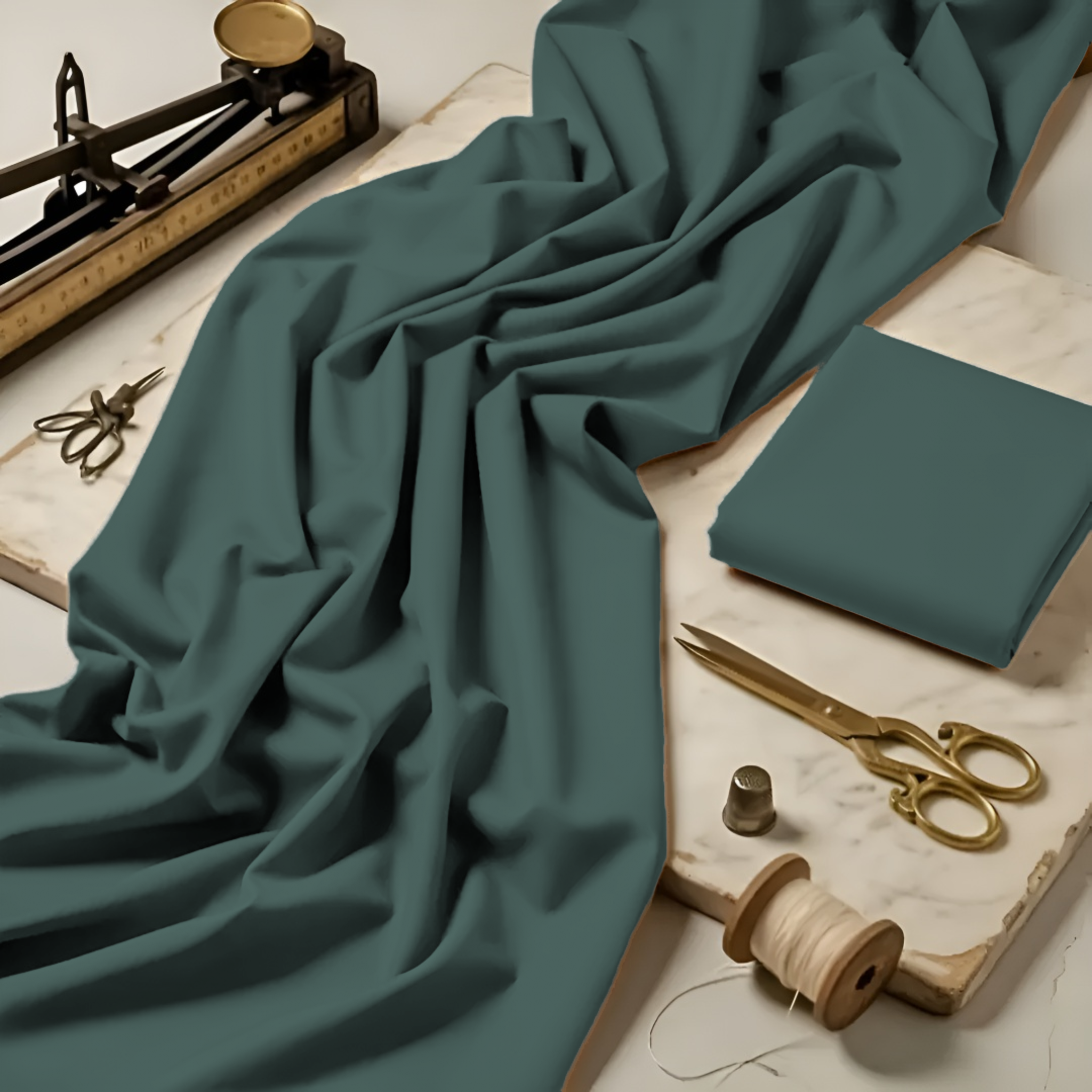 Imported Wash & Wear Sea Green