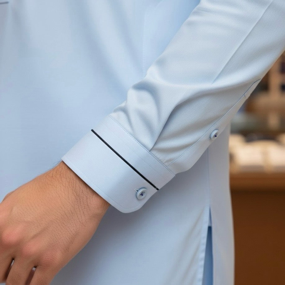 Sky Blue Designer’s Shalwar Kameez