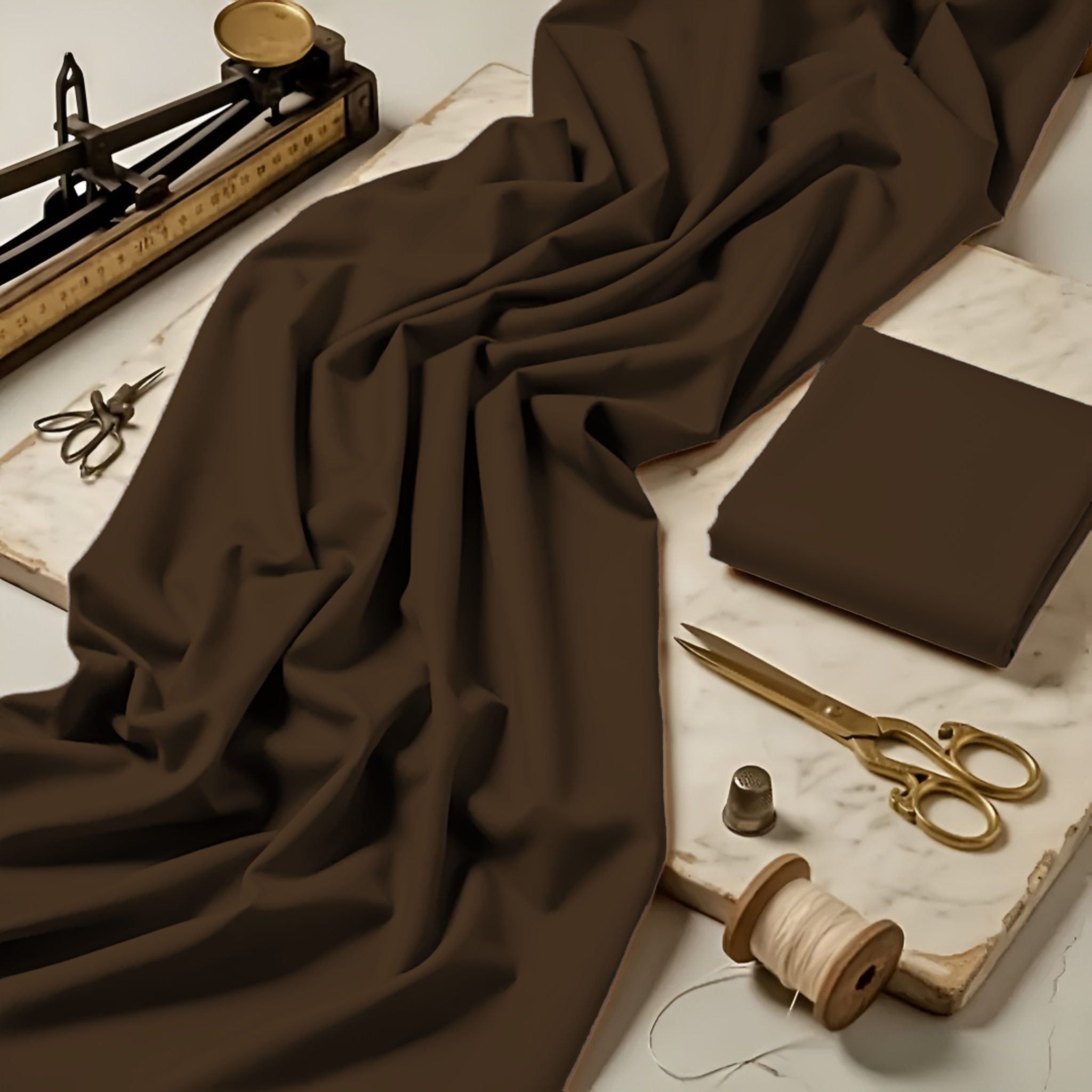 Imported Wash & Wear Brown