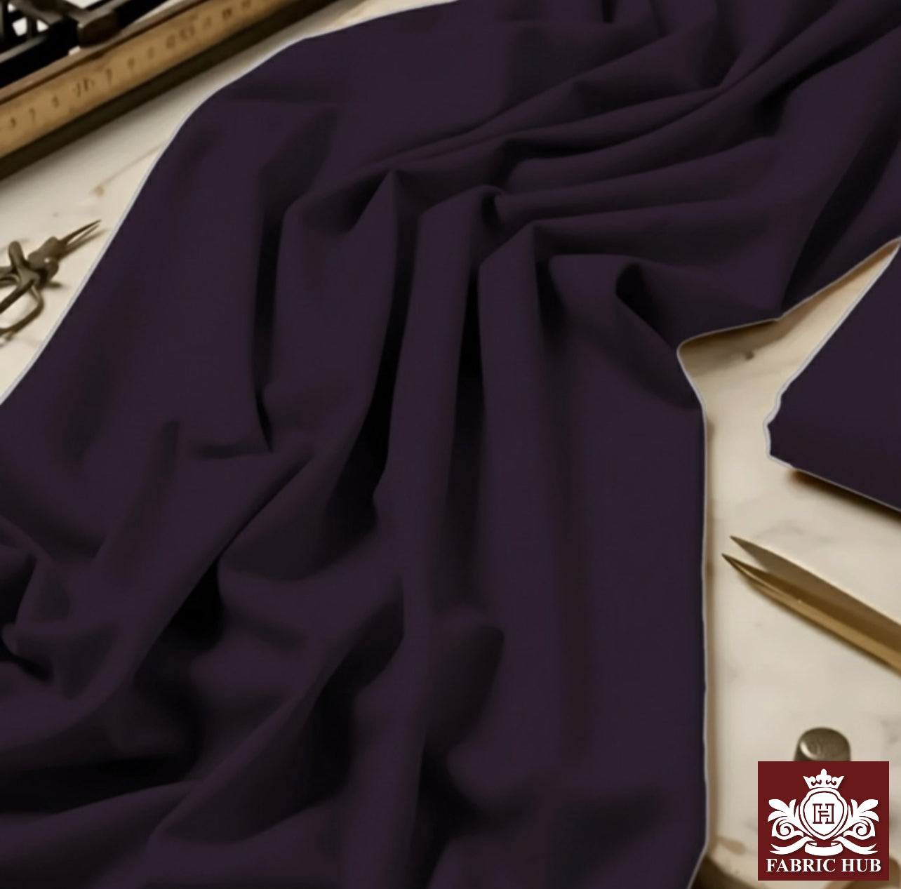 Imported Wash & Wear Purple
