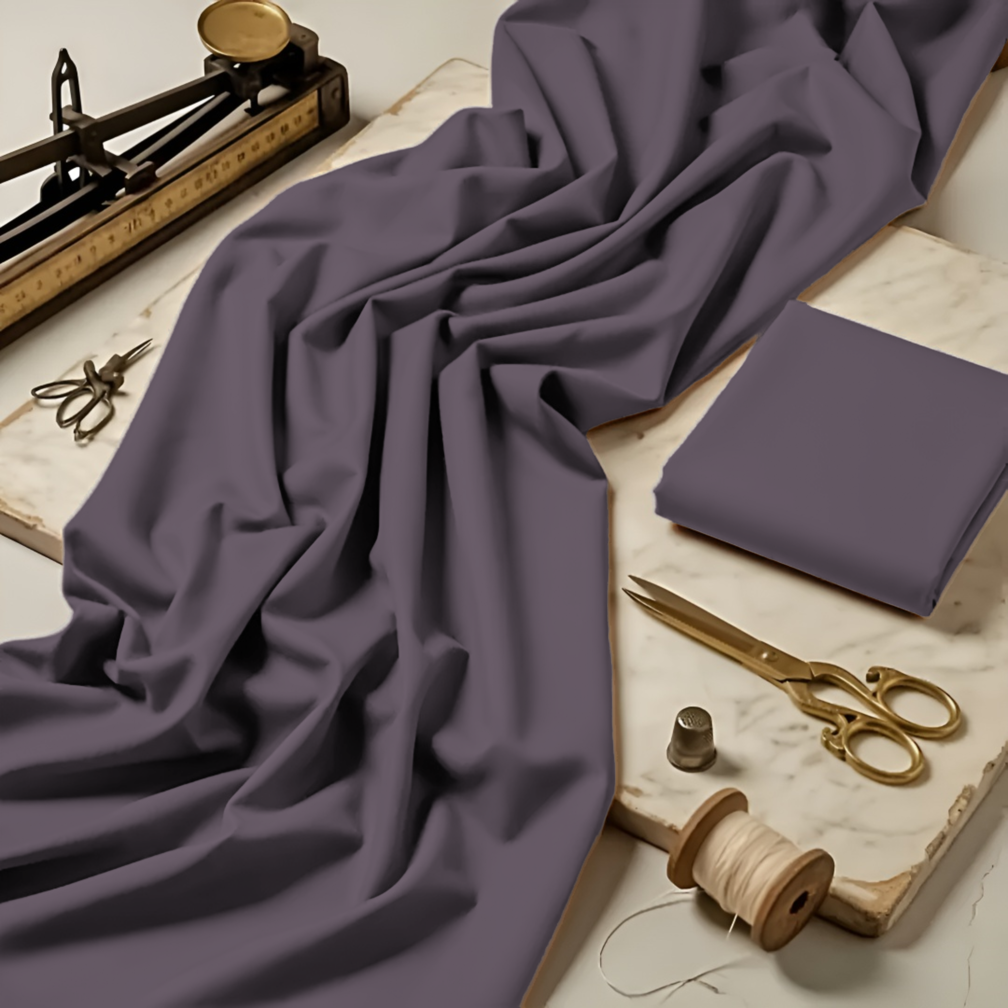 Imported Wash & Wear Light Purple