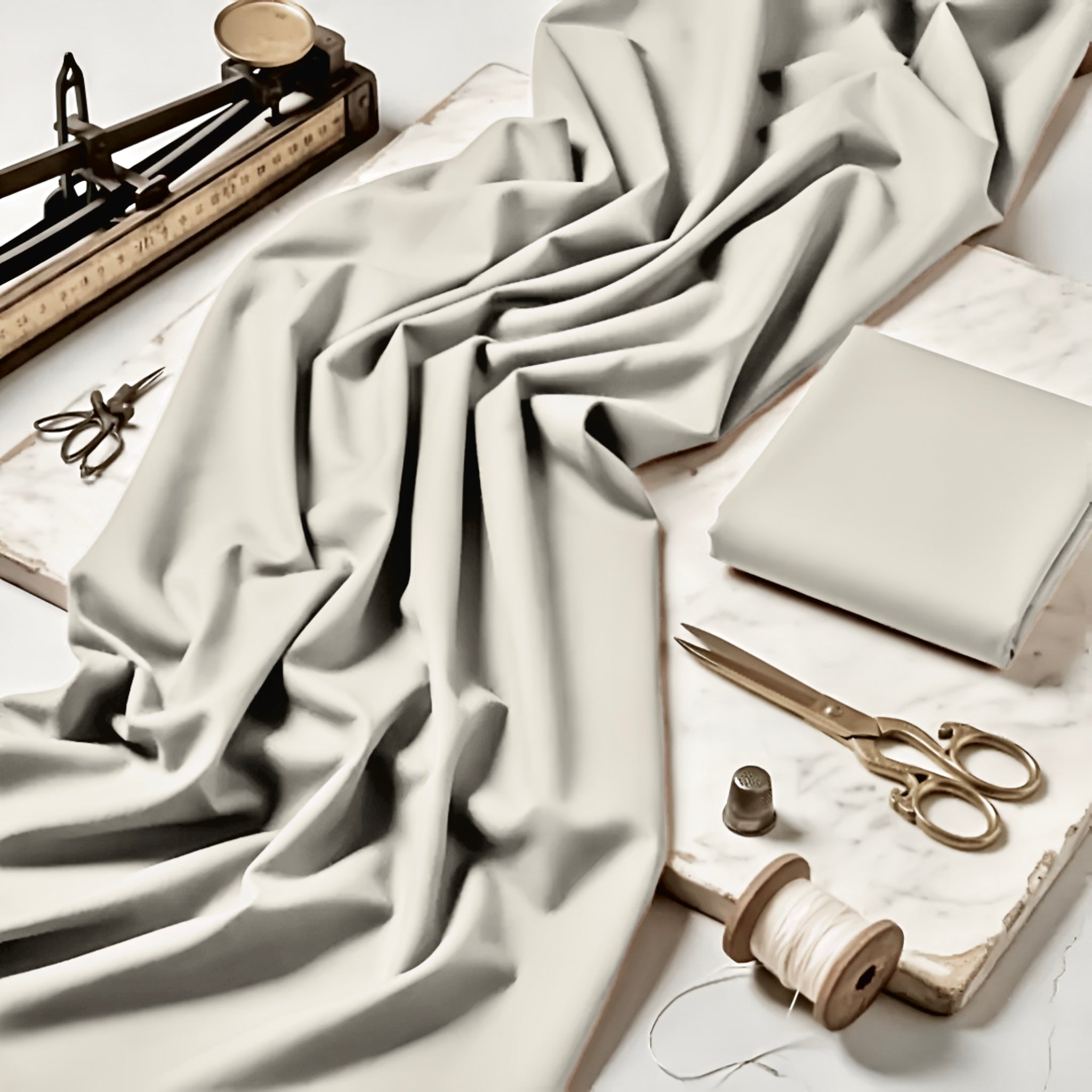 Imported Wash & Wear Premium Light Creamy Beige