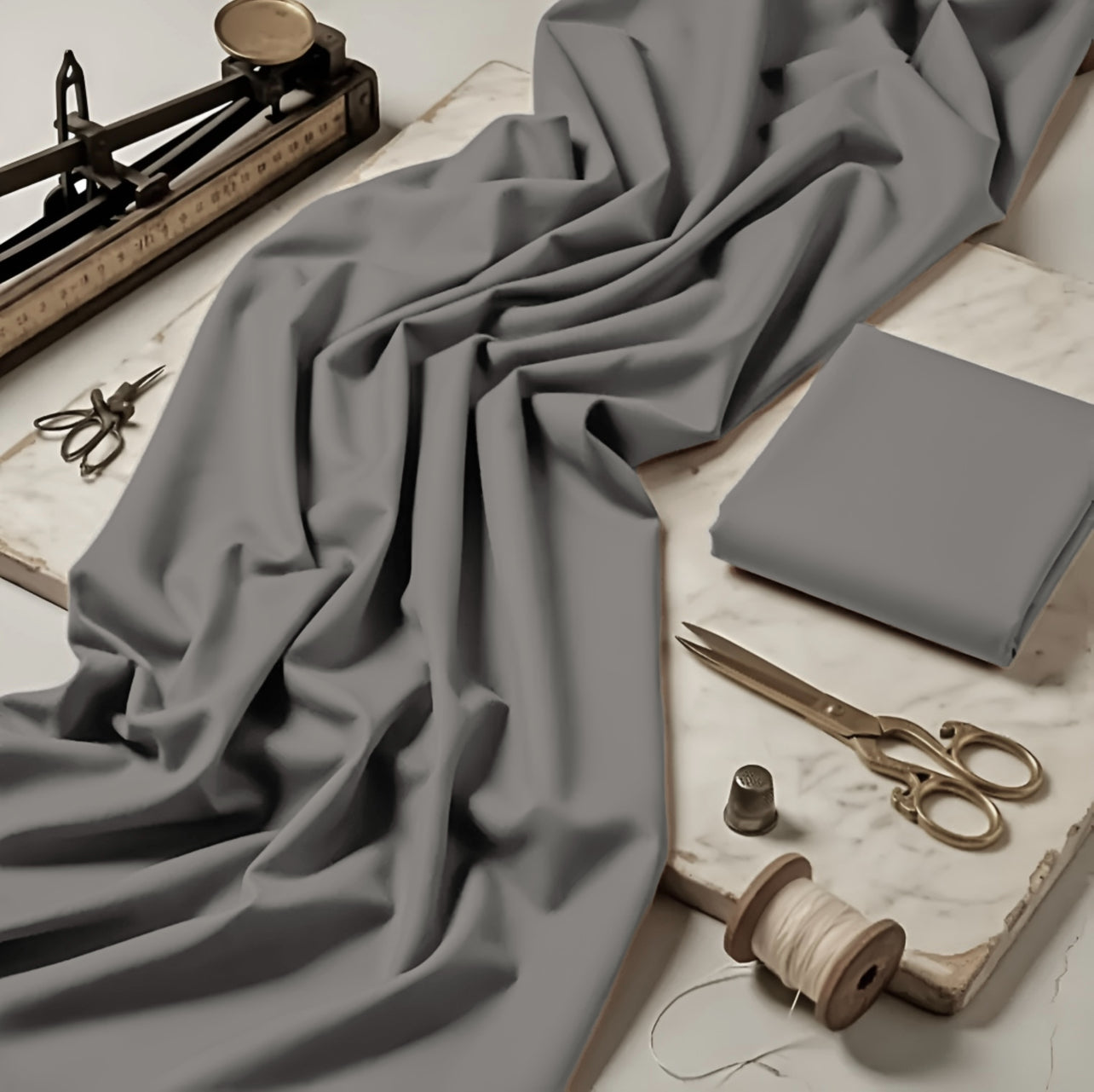 Imported Wash & Wear Light Graphite