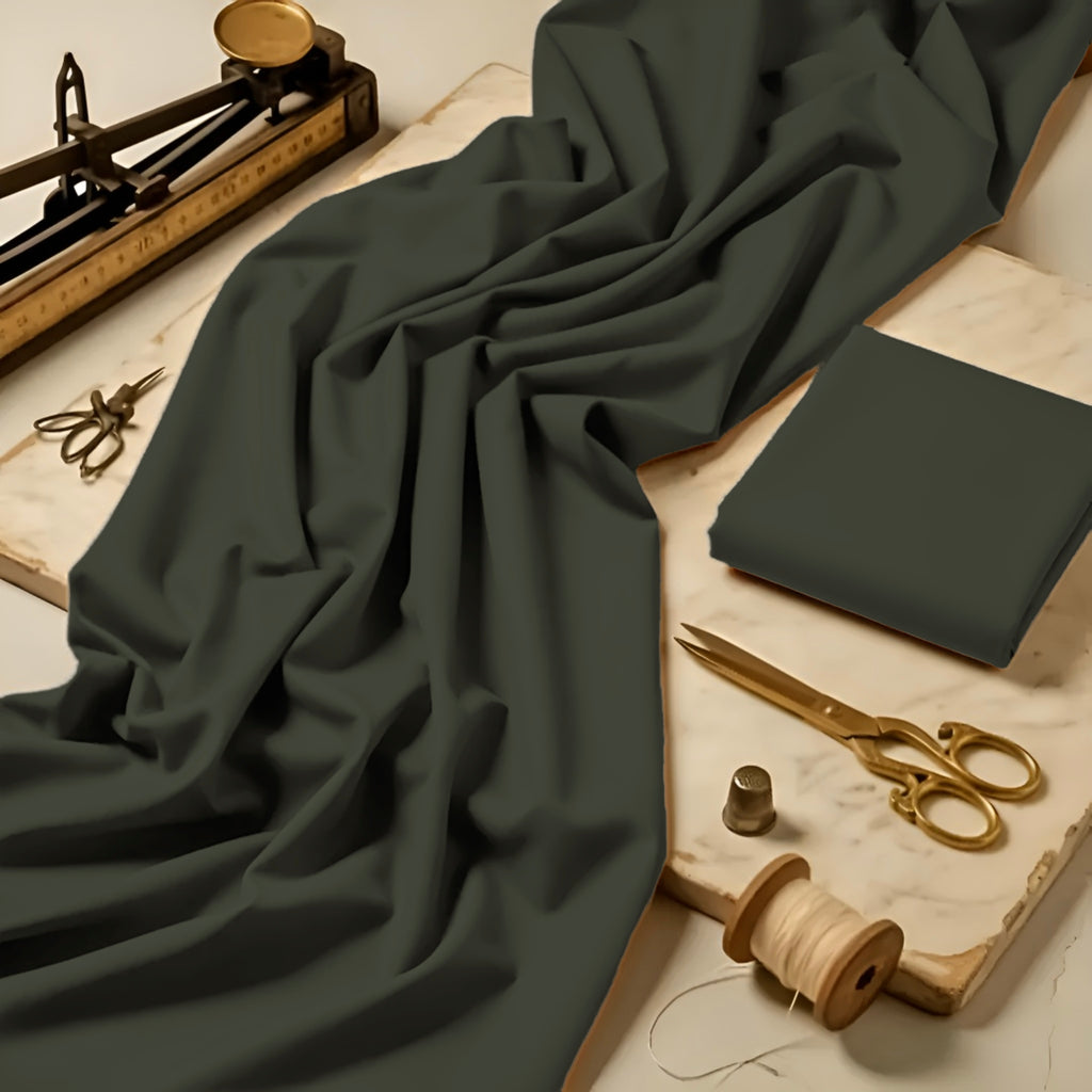 Imported Wash & Wear Hunter Green