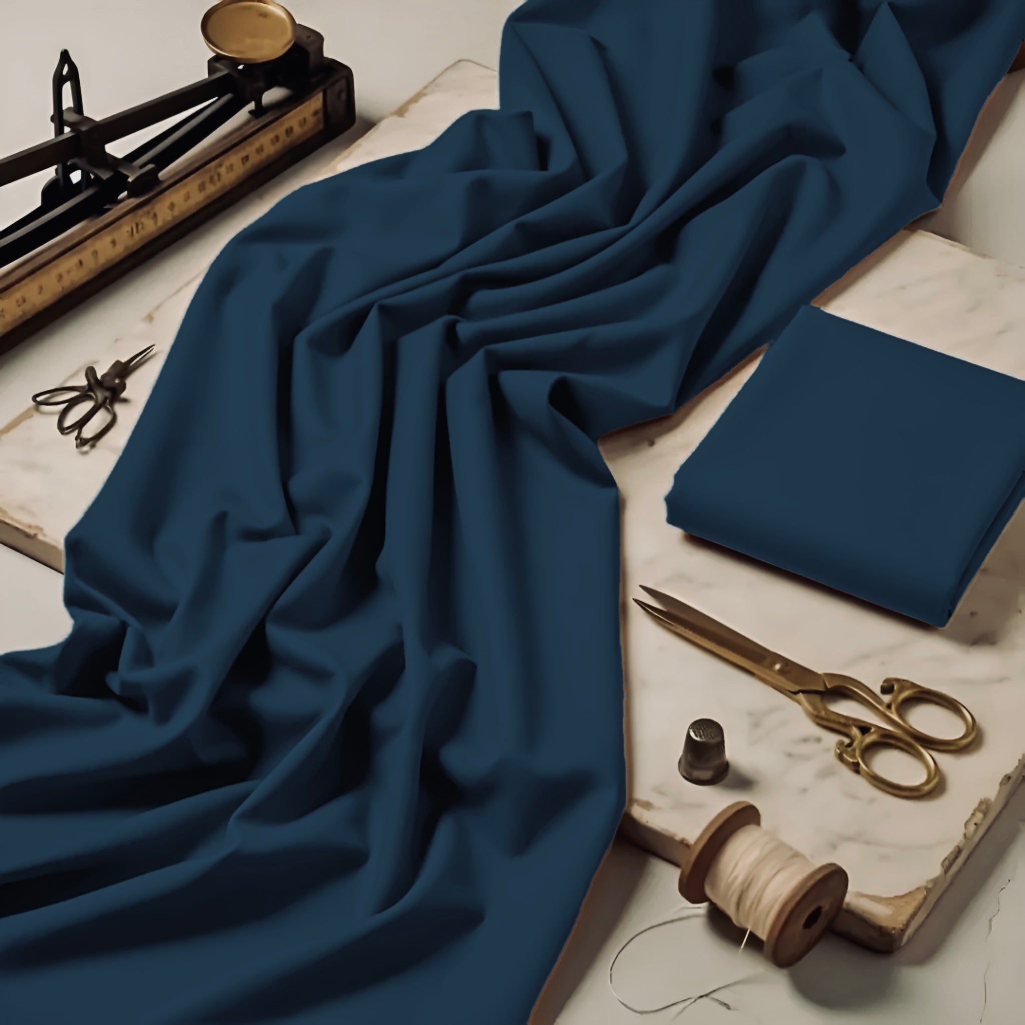 Imported Wash & Wear Royal Blue