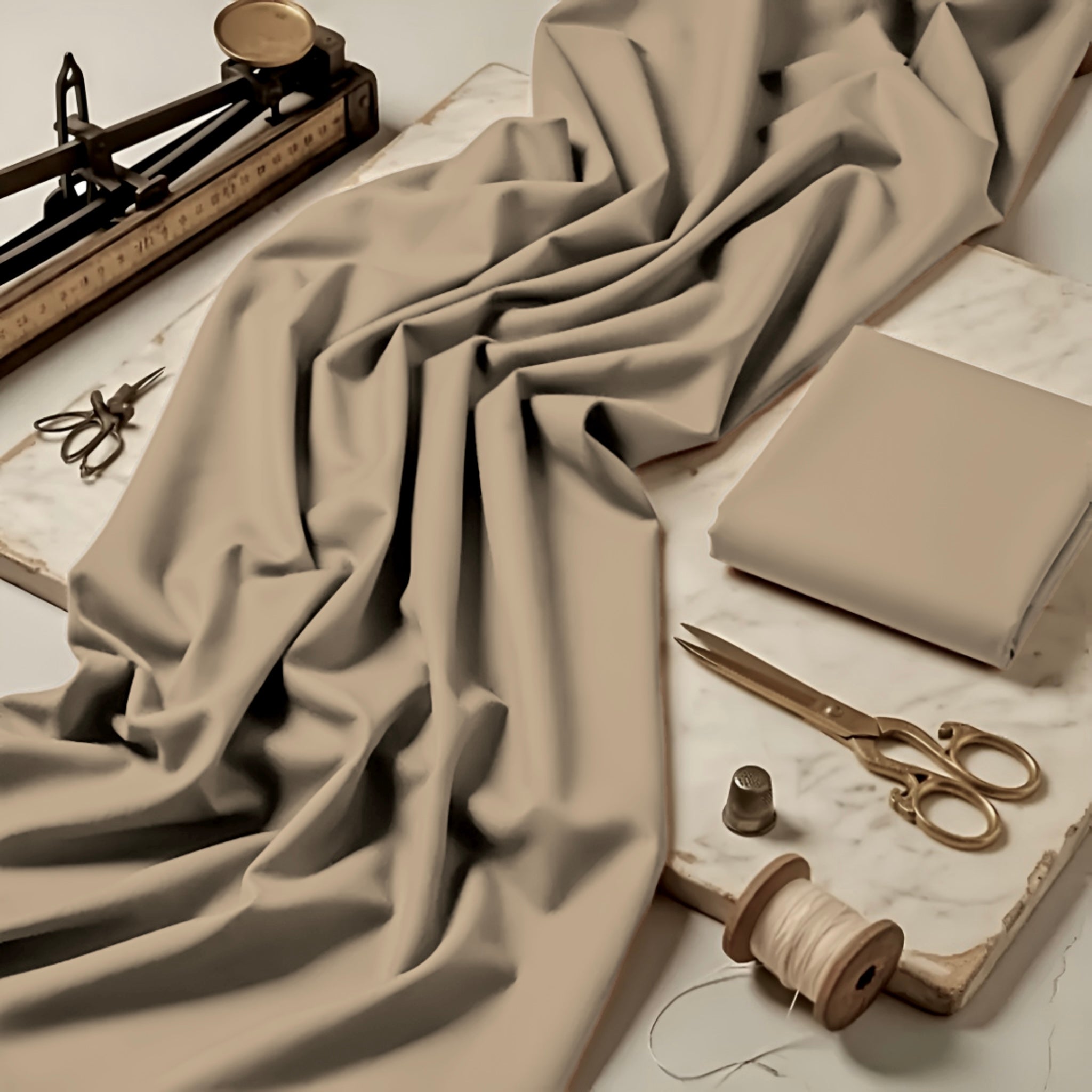 Imported Wash & Wear Beige