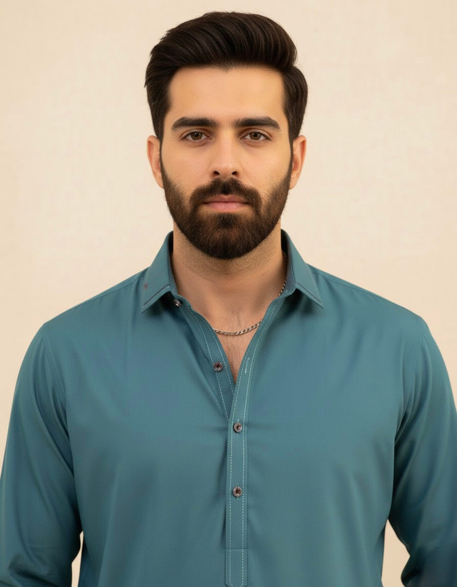 Sea Green Designer’s Shalwar Kameez
