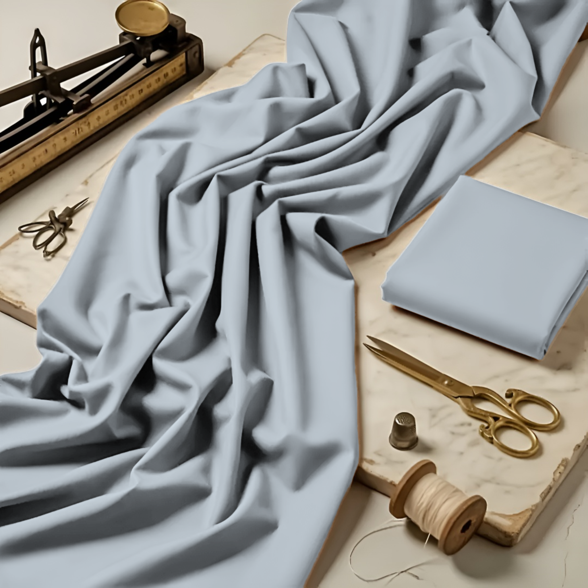 Imported Wash & Wear Light Grey