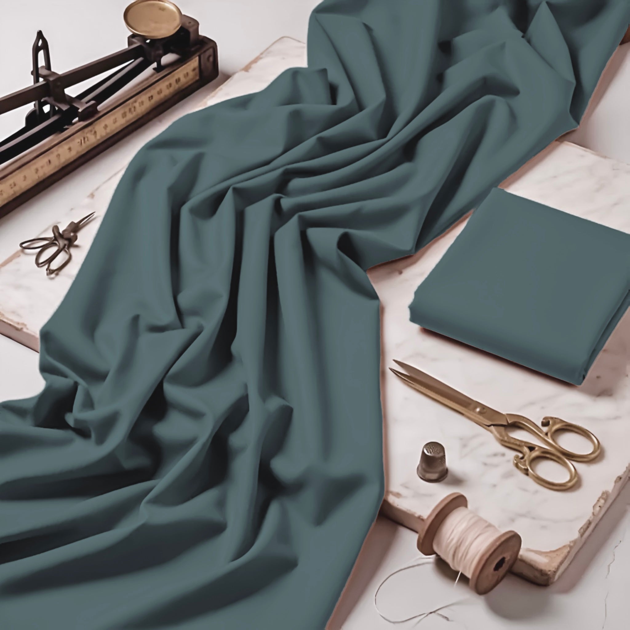 Imported Wash & Wear Sea Green