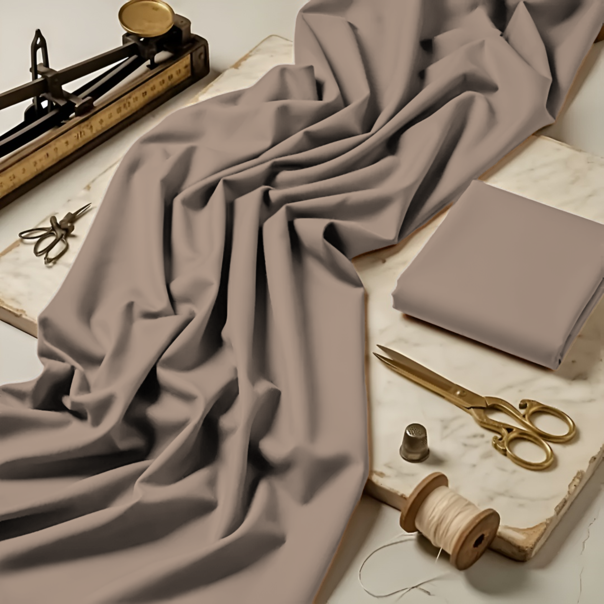 Imported Wash & Wear Nuetral Brown
