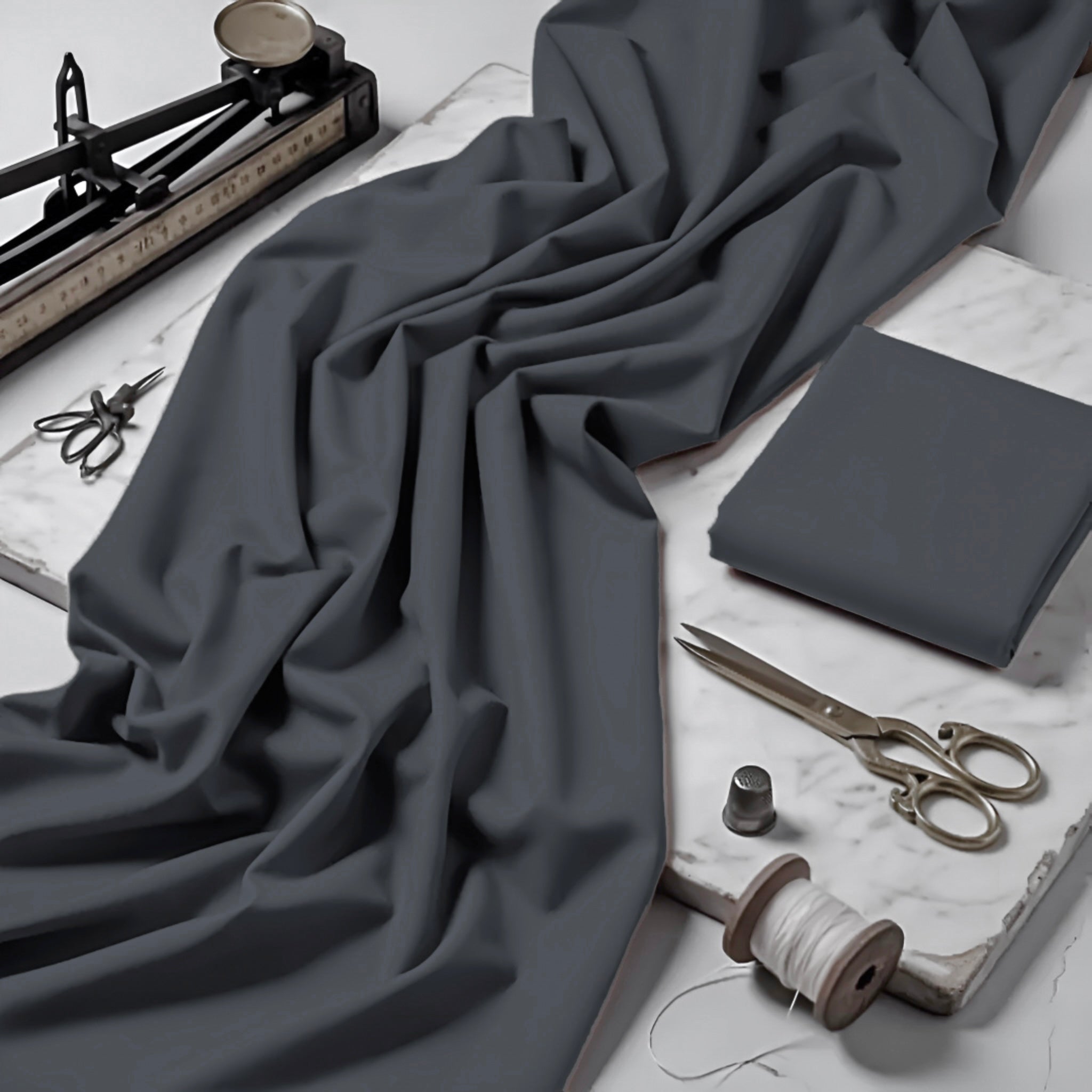 Imported Wash & Wear Premium Charcoal Grey