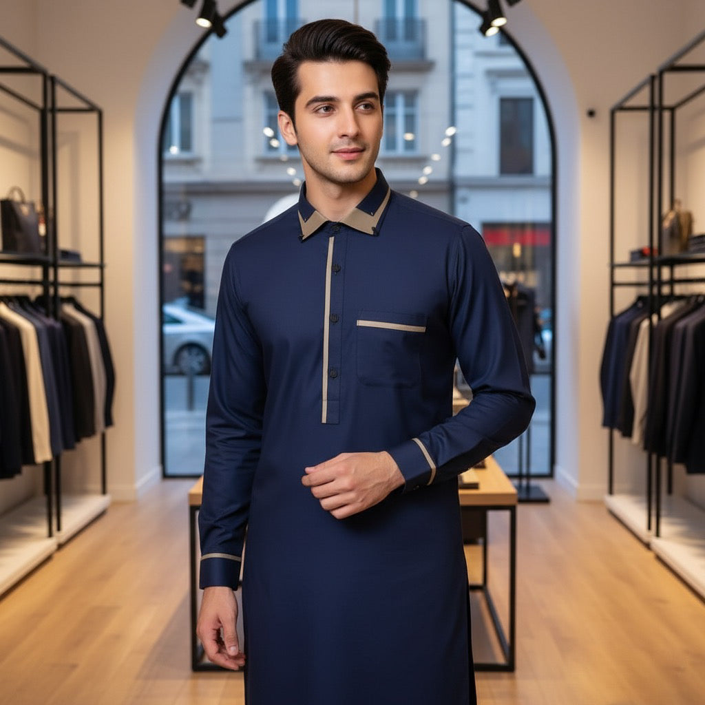 Blue Designer’s Shalwar Kameez