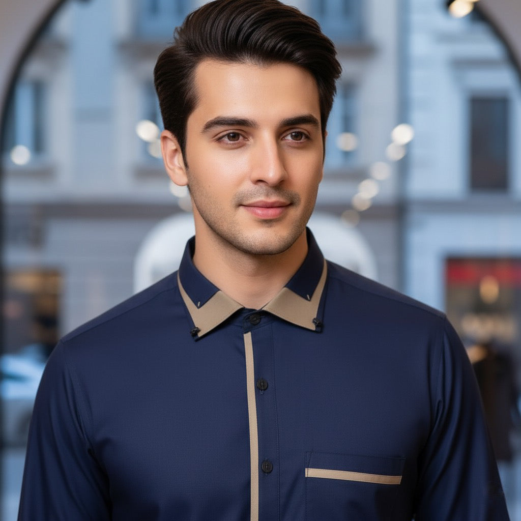 Blue Designer’s Shalwar Kameez