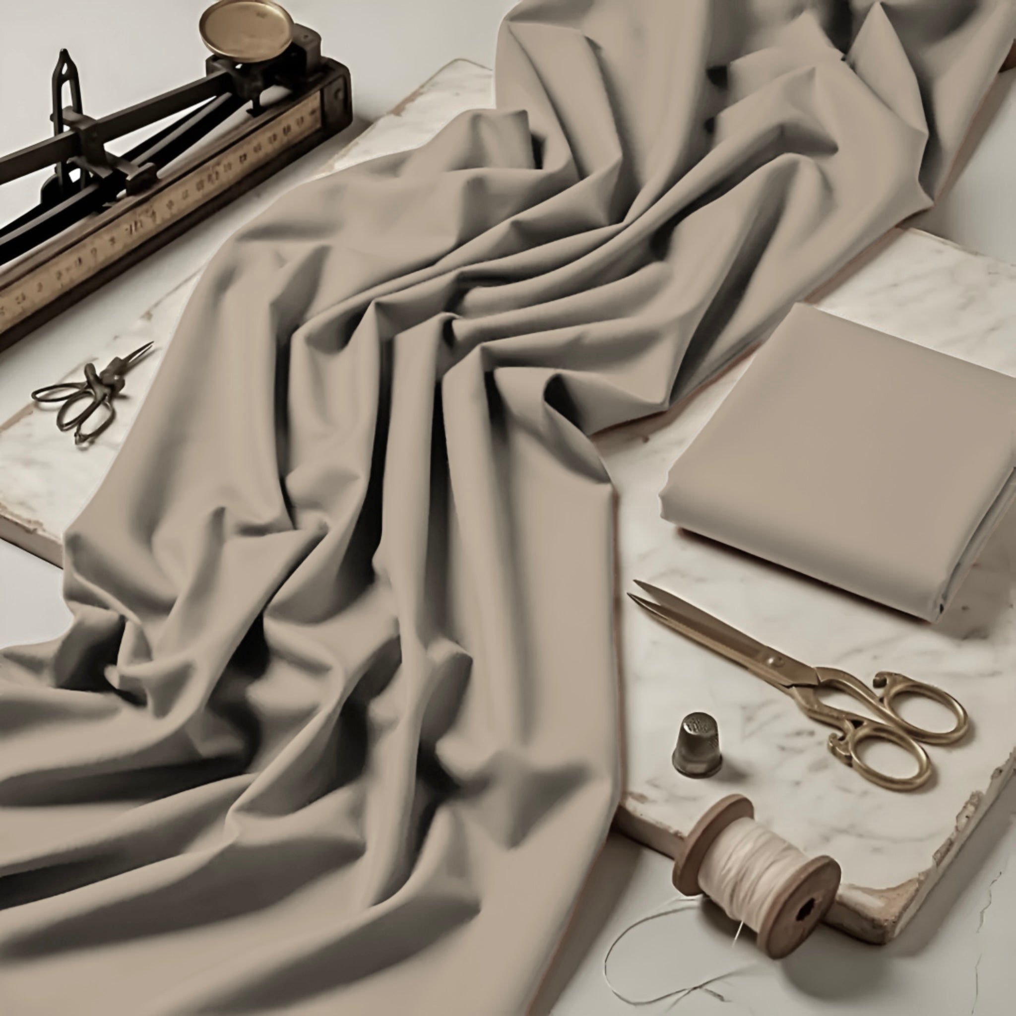 Imported Wash & Wear Light Brown