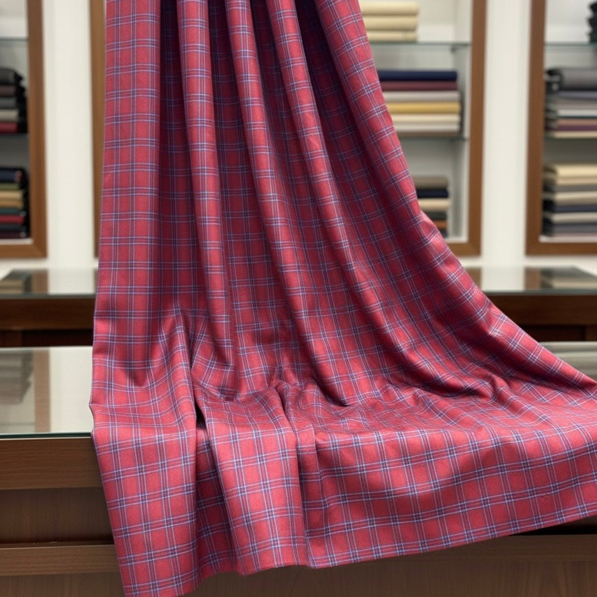 Rich Brick Red Checked