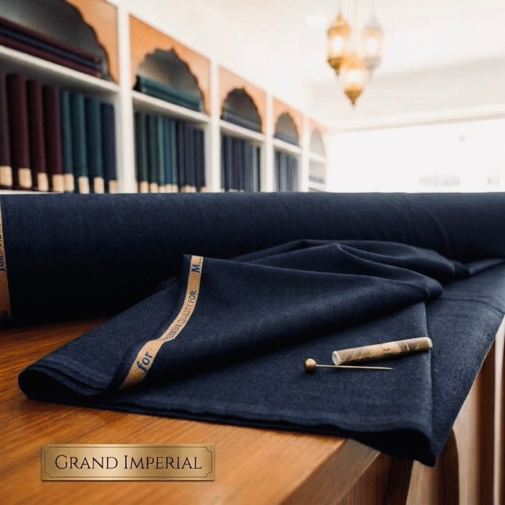 Winters Grand Imperial Wool Dark Navy Blue