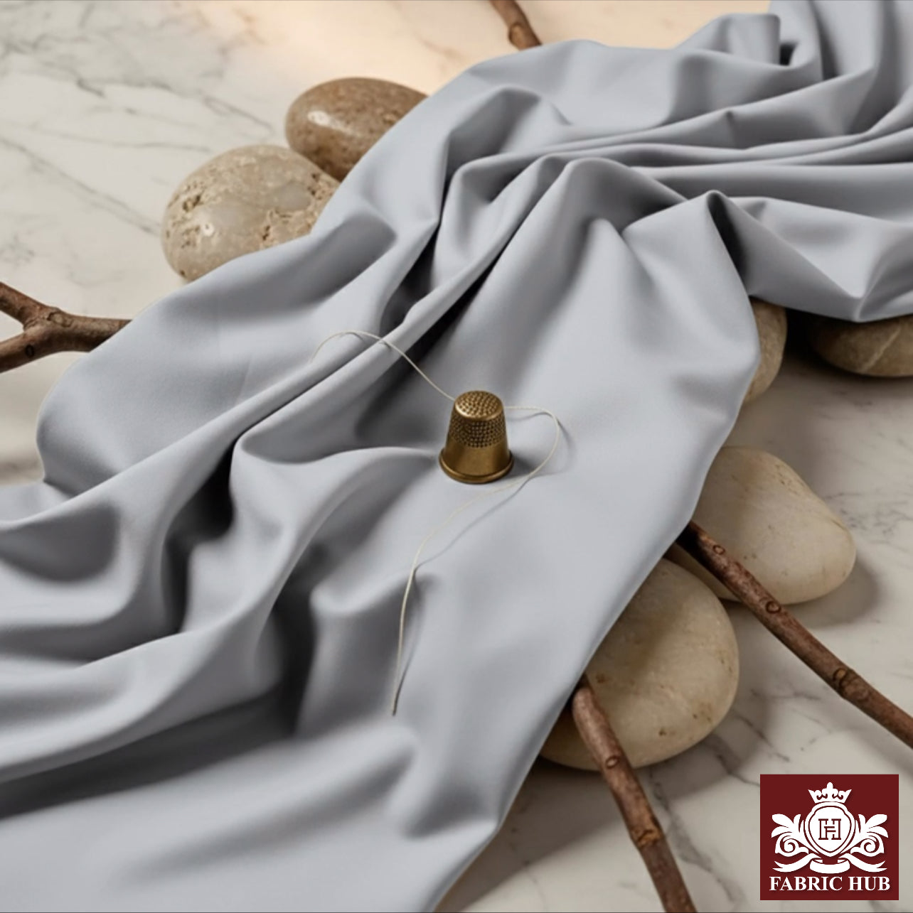 Imported Wash & Wear Steel Grey