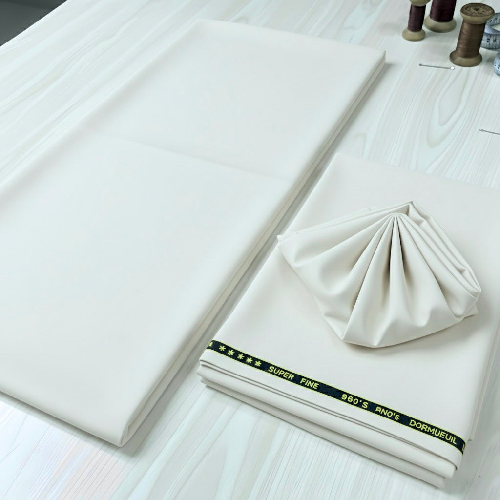 Imported Suiting for Shalwar Kameez Offwhite
