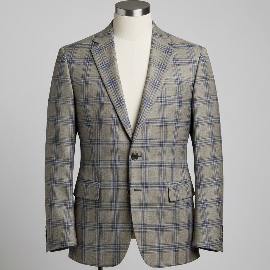 Terry Rayon’s Tan and Blue