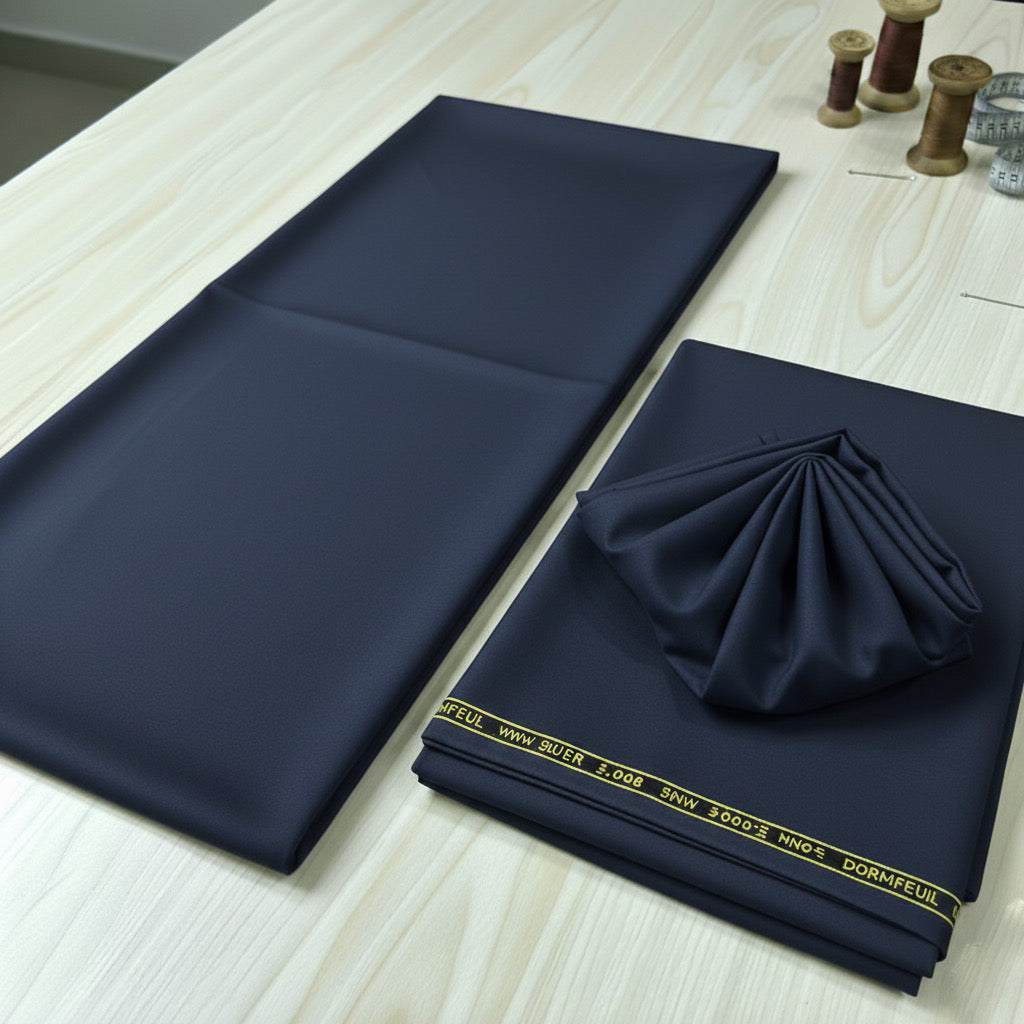 Imported Suiting for Shalwar Kameez Navy Blue