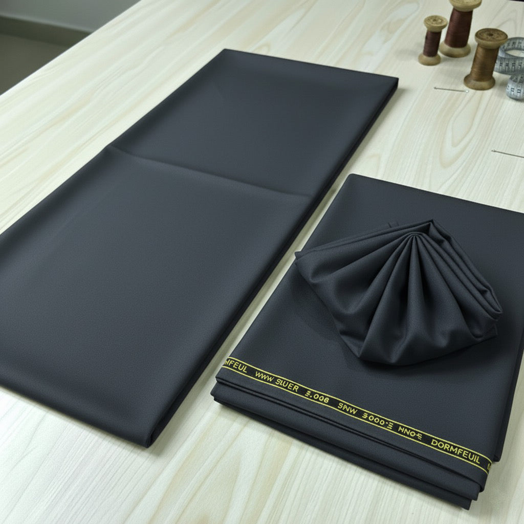 Imported Suiting for Shalwar Kameez Charcoal Grey